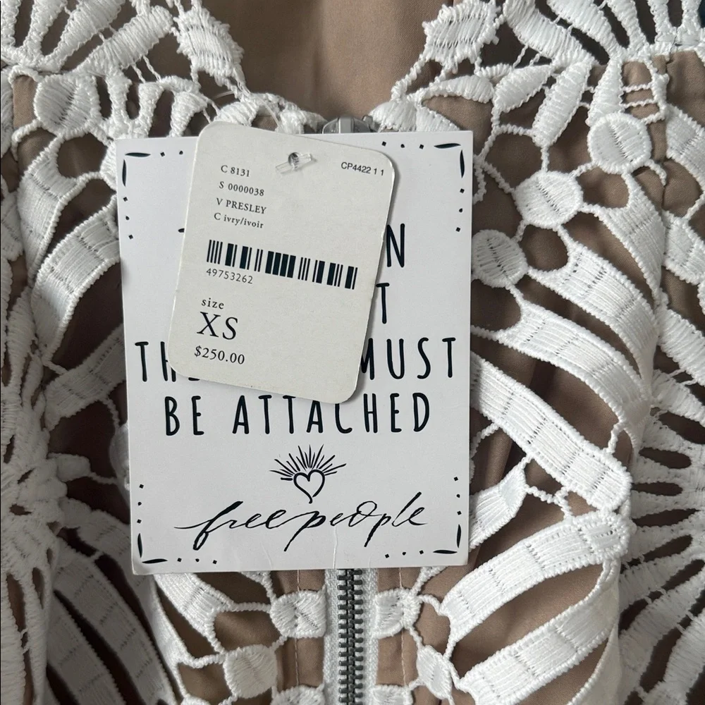 Free People x Saylor Presley mini dress-ivory - Picture 7 of 9